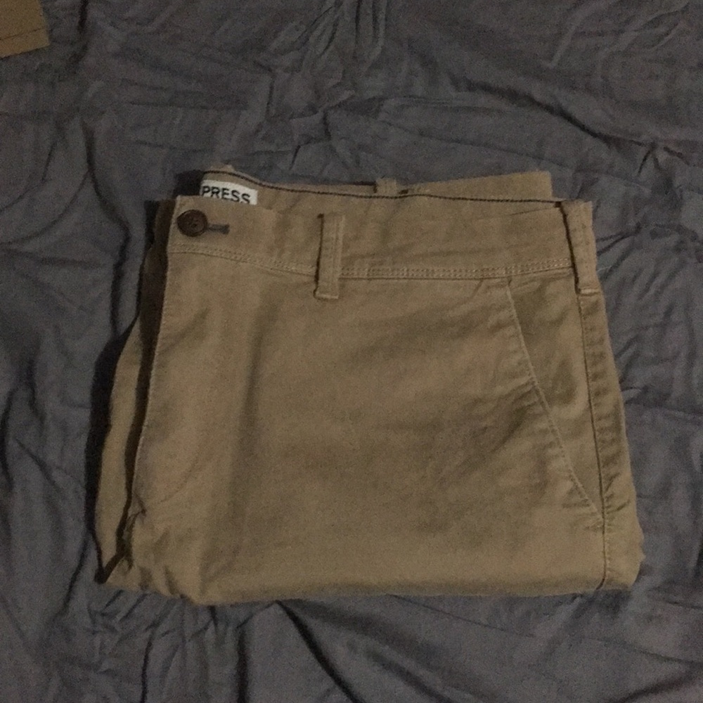Express slim fit shorts